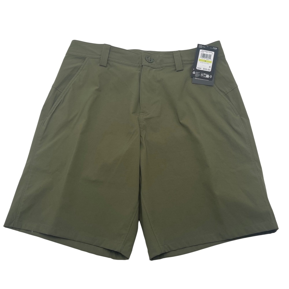 Under‎ Armour Mens Fish Pro 2.0 Shorts Size 30 Olive Green Hiking Outdoors